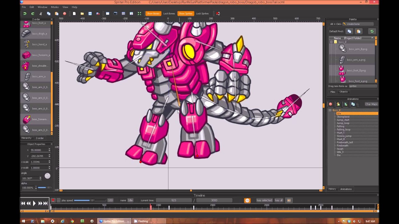 Spriter Quicktip tutorial Inverse Kinematics (IK)