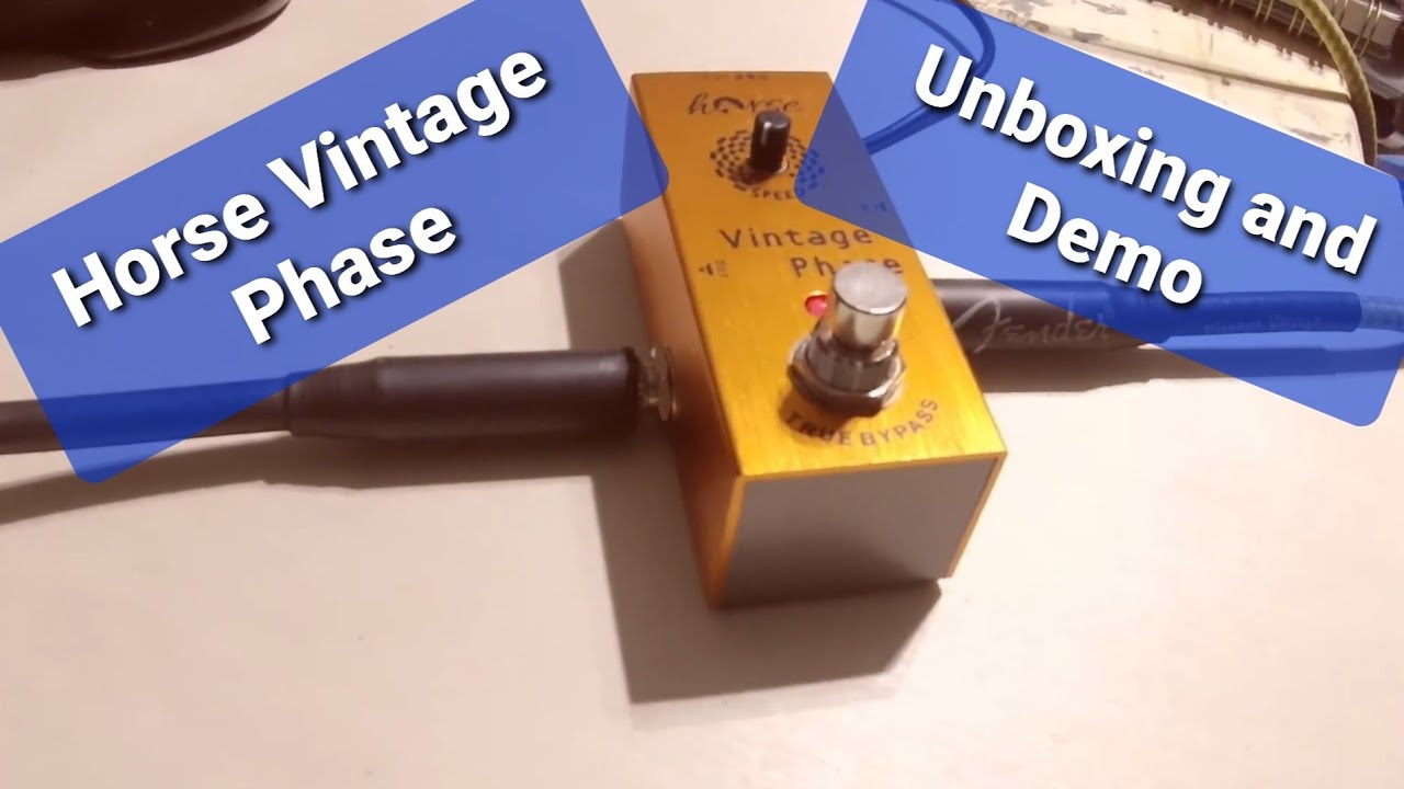 Horse Vintage Phase Unboxing and Demo