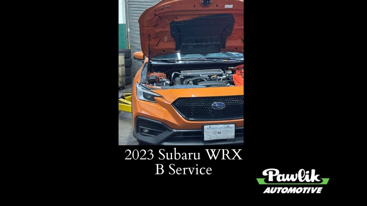 Subaru WRX 2023 года, B Service