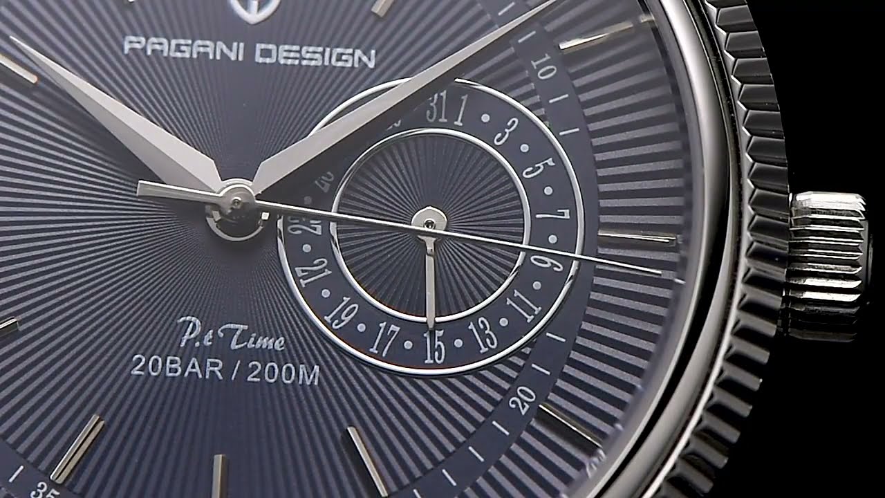 Japan VH65 Men's Quartz Watch Leather 200m Waterproof Sports Diver Watches Sapphire Reloj Hombre