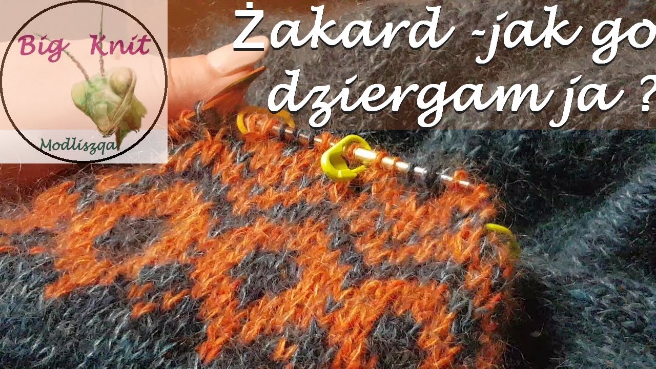 Jak ja dziergam wzory żakardowe ?#żakardy