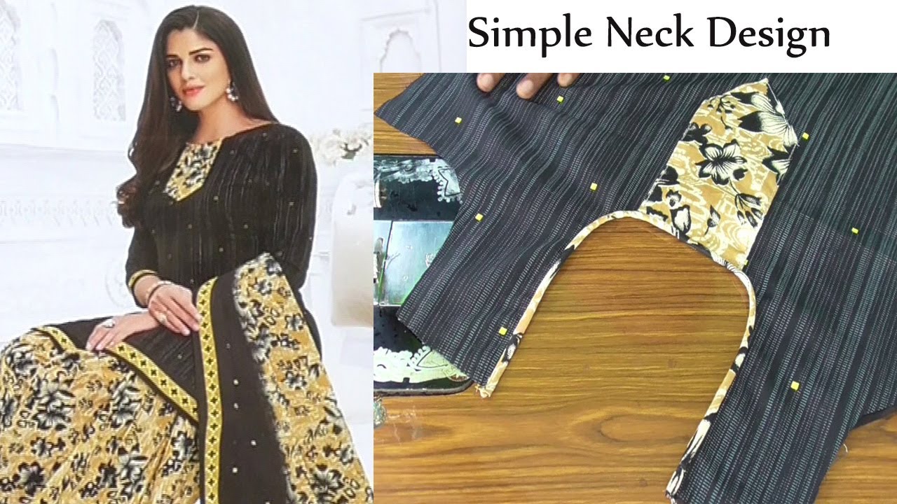 Simple Churithar neck designs || Simple kurti neck models