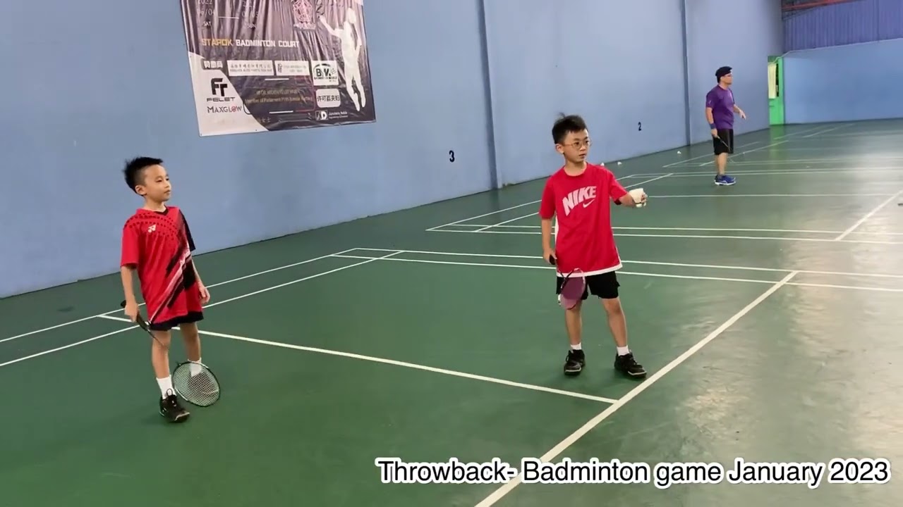 Throwback: Badminton game January 2023