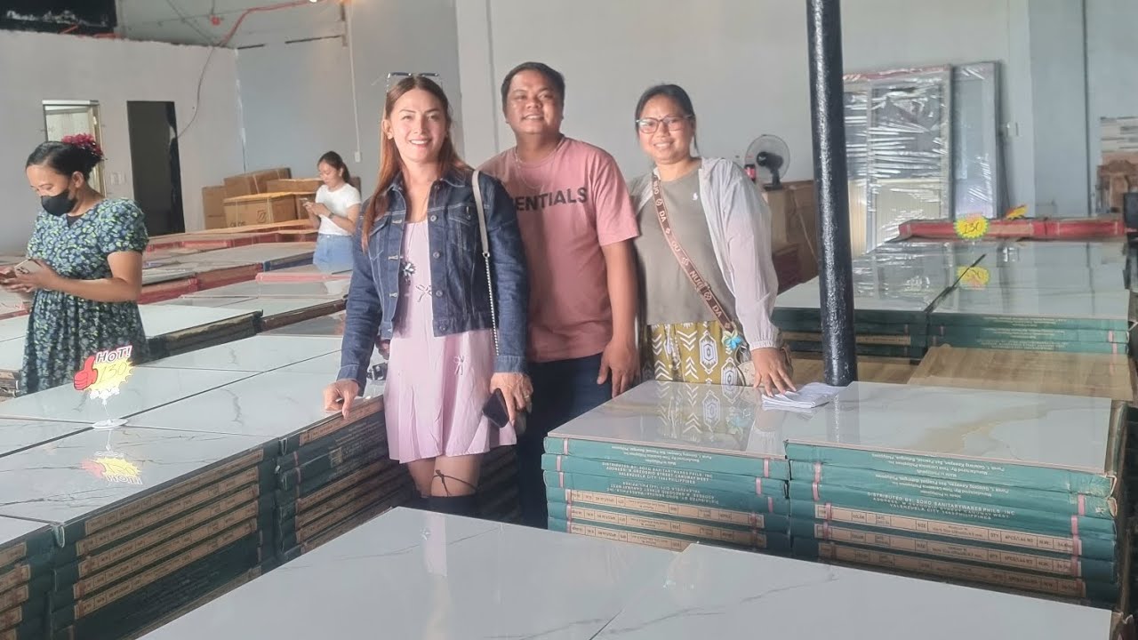 Murang bilihan ng tiles at toilet bowl set dito sa Cauayan city #tilesshop #tiles 