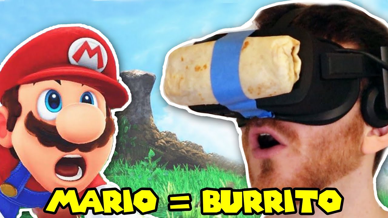 The History of Mario Games, but explained with burritos