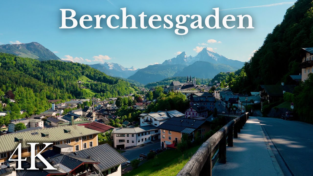 Relaxing Walk in Berchtesgaden ☀️ Fascinating Alpine Panorama to feel good, ASMR 4K ⛰️ 🥾