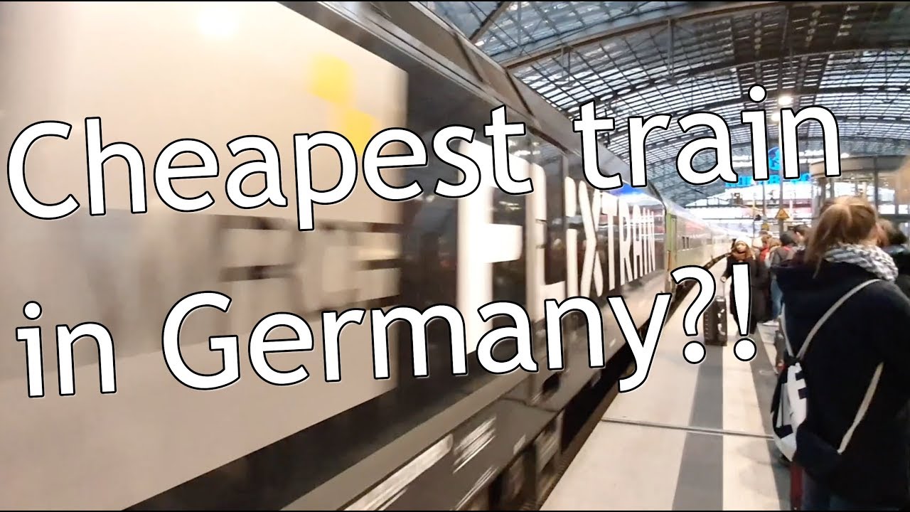 Vlog: The cheapest train in Germany: 9.99&euro; - FlixTrain