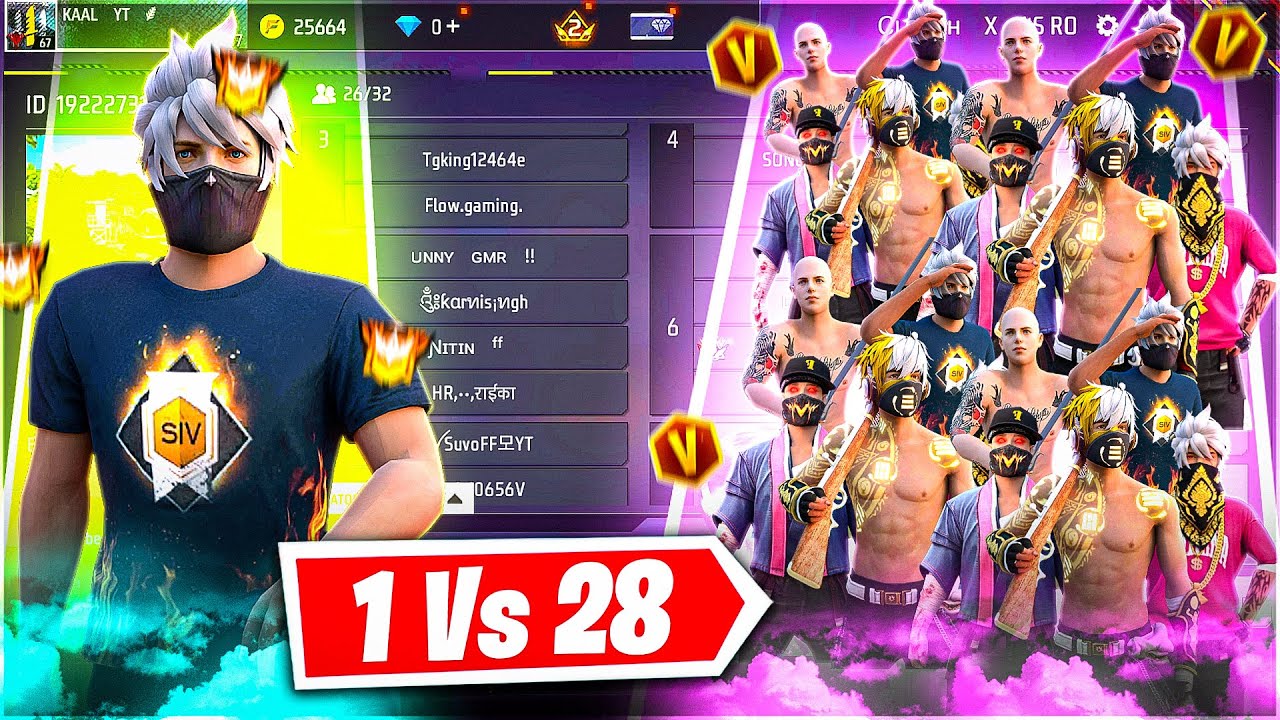 KAAL YT GOD LEVEL GAMEPLAY 1 vs 20 😱🔥- SAMSUNG A3,A5,A6,A7,J2,J5,J7,S5,S6,S7,S9,A10,A20,A30,A50