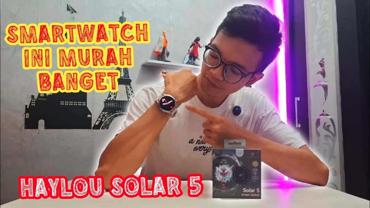 SMARTWATCH KEREN INI CUMA 600 RIBUAN - HAYLOU SOLAR 5 #review #unboxing #smartwatch #haylou