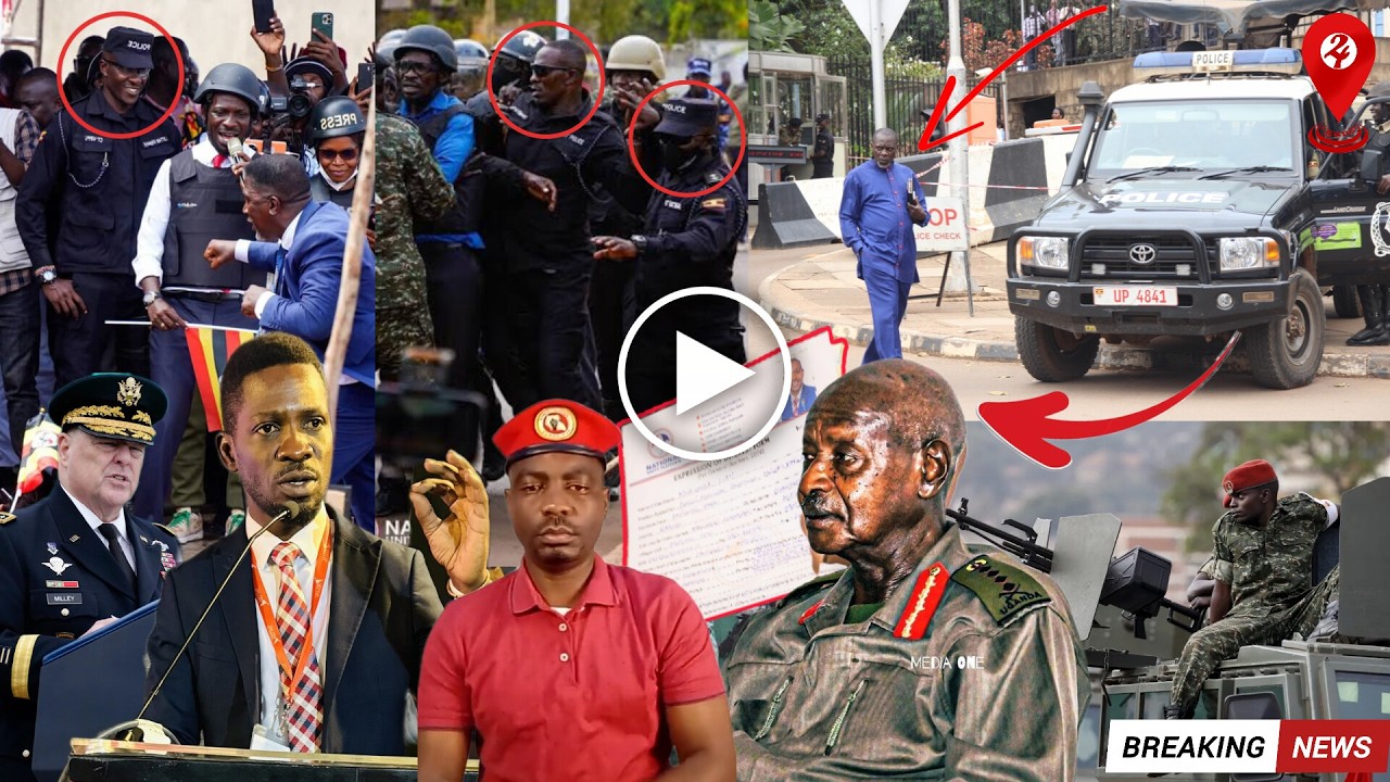 LIVE: Agakagwawo! Museveni kaweddemu! Abakuumi ba Bobi WIne bagobeddwa! Amaje ne Police ku nguudo!