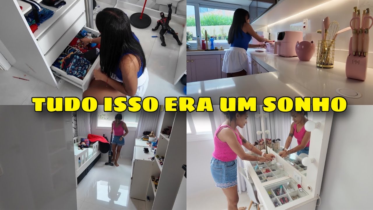 EU SONHEI MUITO COM ESSE MOMENTO| FAXINA E ORGANIZAÇÃO NOS QUARTOS| Dani Mendes 