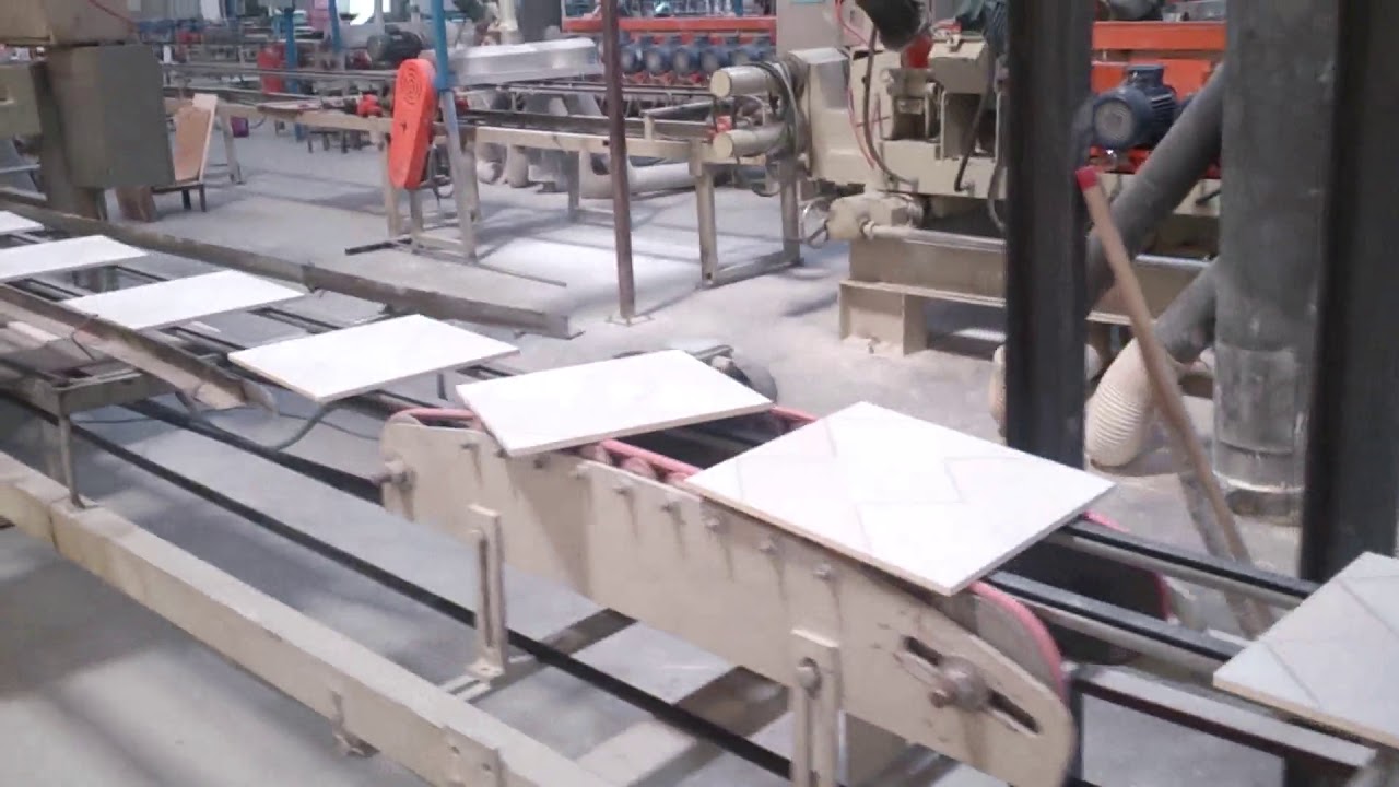ceramic tile squaring machine - tile factory in Guangxi Province, China