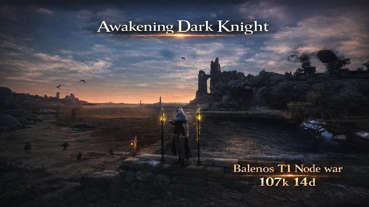 BDO | JP Awakening Dark Knight | T1 Node War: Balenos