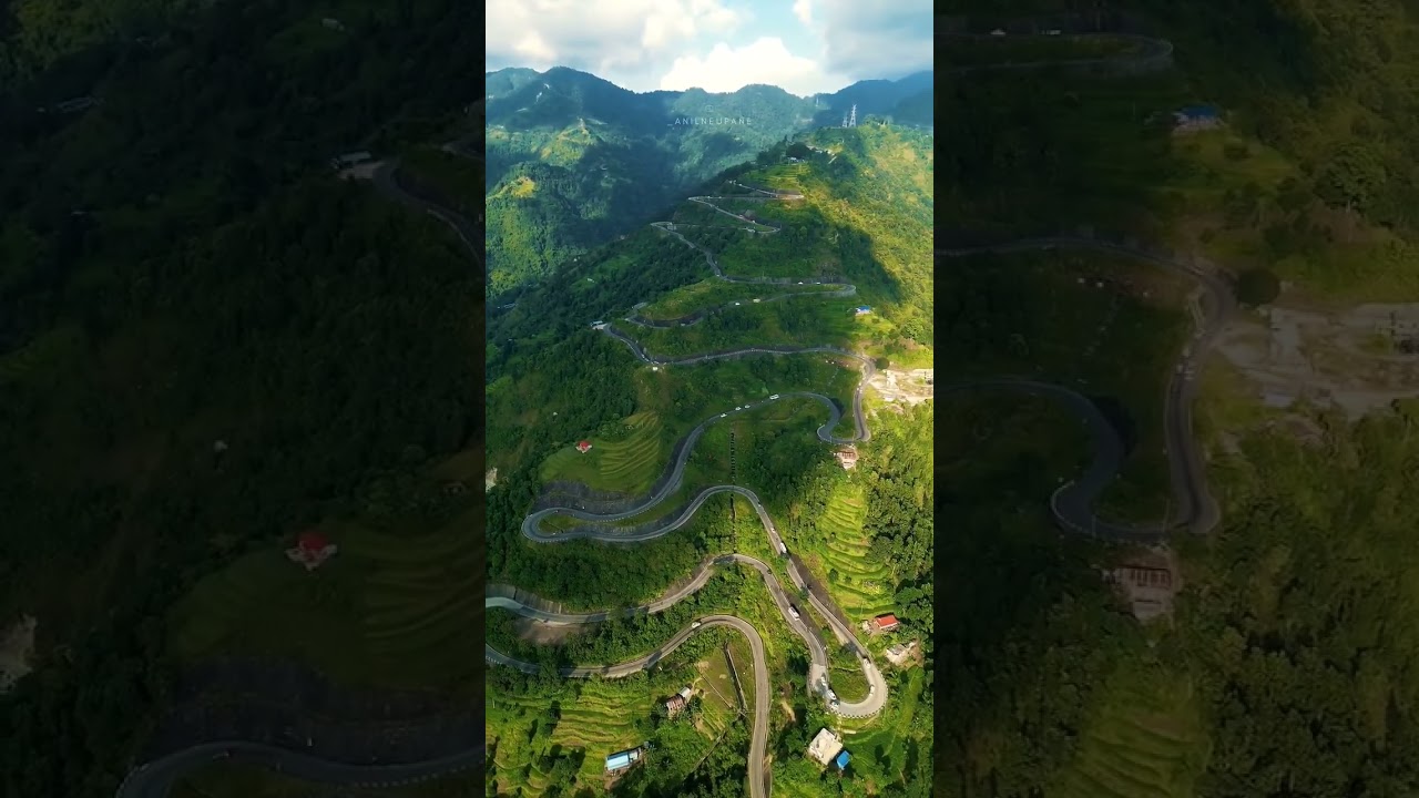 Sindhuli Road Drone View.... #sindhuli #sindhuliroad #sindhuligadhi #nepal