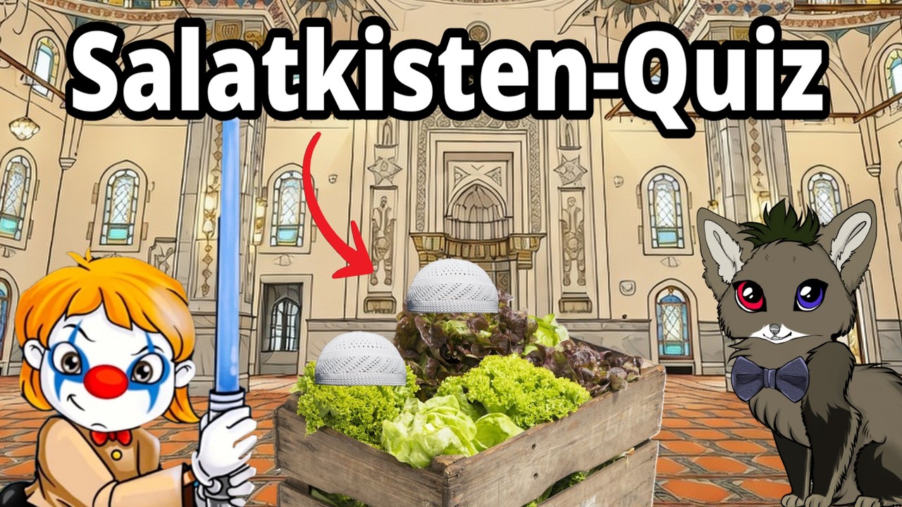 Salatkisten-Quiz mit Clownswelt