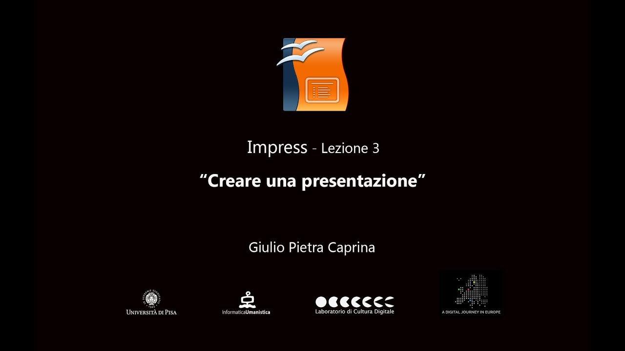 OpenOffice Impress - Lezione 3 - Creare una presentazione