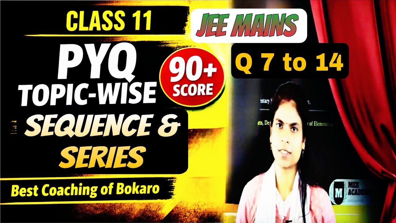 Sequence & Series PYQ 🔥 JEE Mains Previous Year Questions | Best Coaching of Bokaro |  Tricks