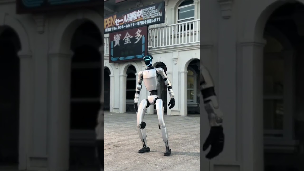 🔥🤖 Robo-Bodyguard in Action! Behind the Scenes of Unitree G1  #unitreeg1  #robot #humanoidrobot