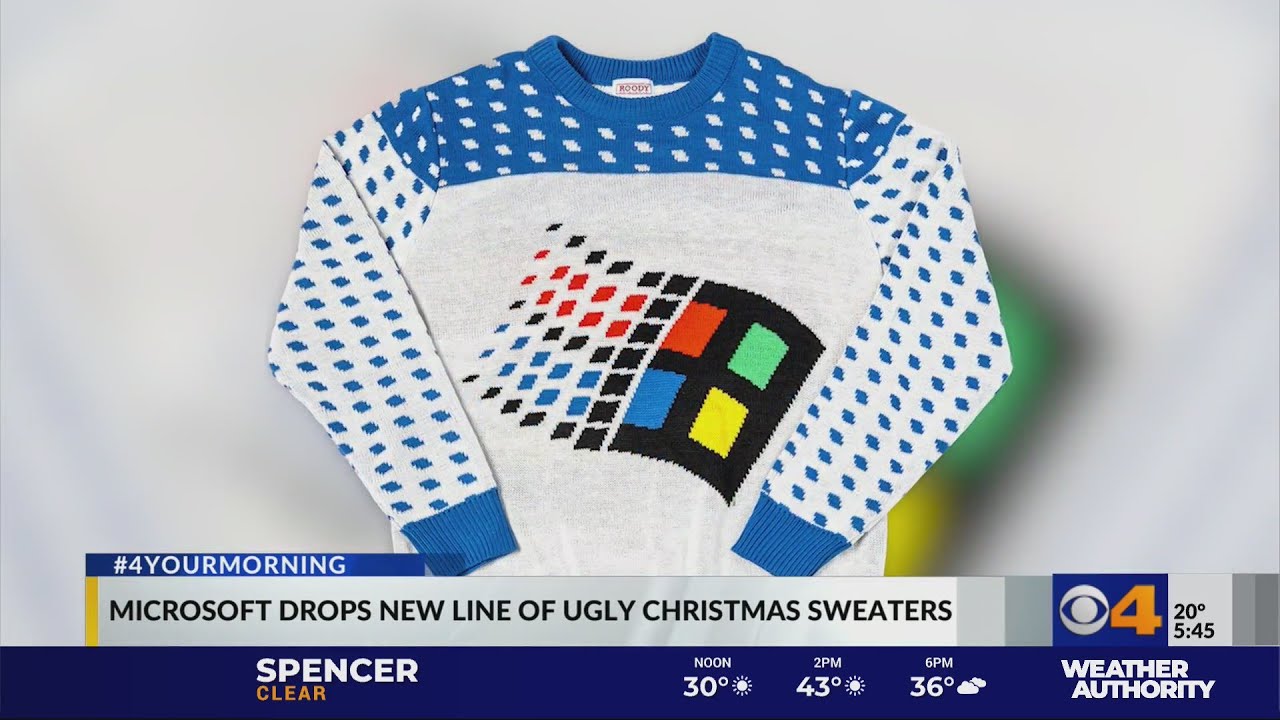 Microsoft selling Christmas sweaters