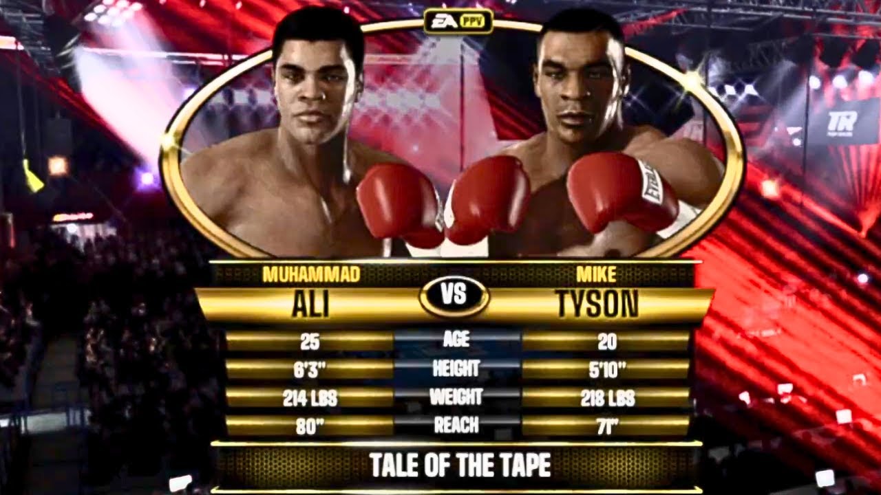Muhammad Ali vs Mike Tyson FULL FIGHT | Fight Night Forever AI Simulation Gameplay (CPU vs CPU)