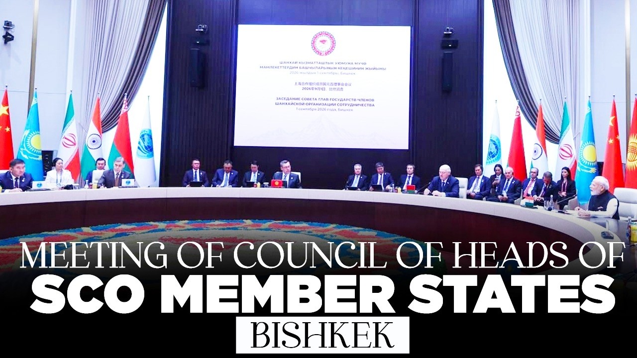 LIVE: PM Modi participates in the Meeting of Council of Heads of SCO Member States in Bishkek