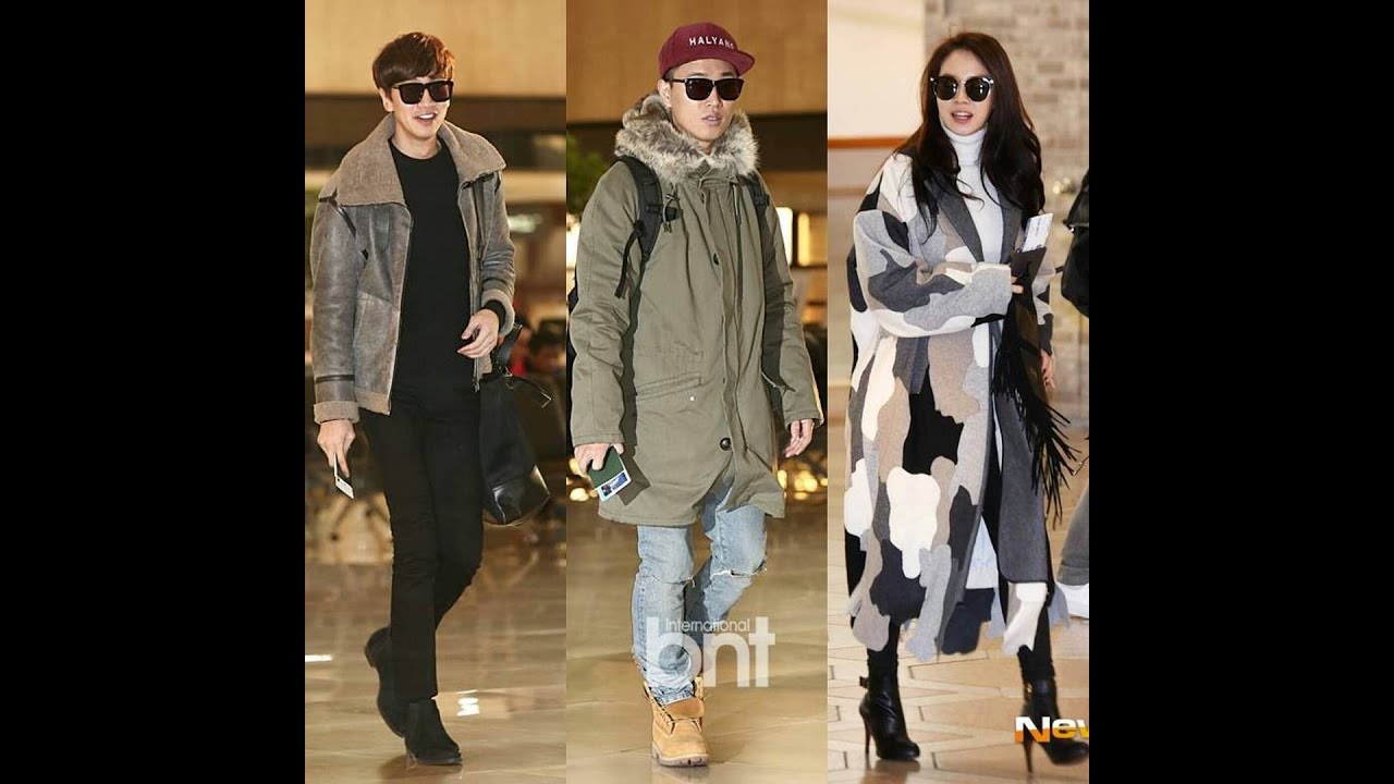[MongJi's House] 160107 Ji Hyo, Gary, Kwang Soo in airport heading to BeiJing 