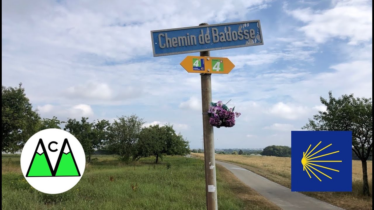 1&egrave;re &eacute;tape Chemin de St Jacques-Via Gebennensis GR65: Vessy-la Croix de Vin (Mont de Sion) 15.8.2022