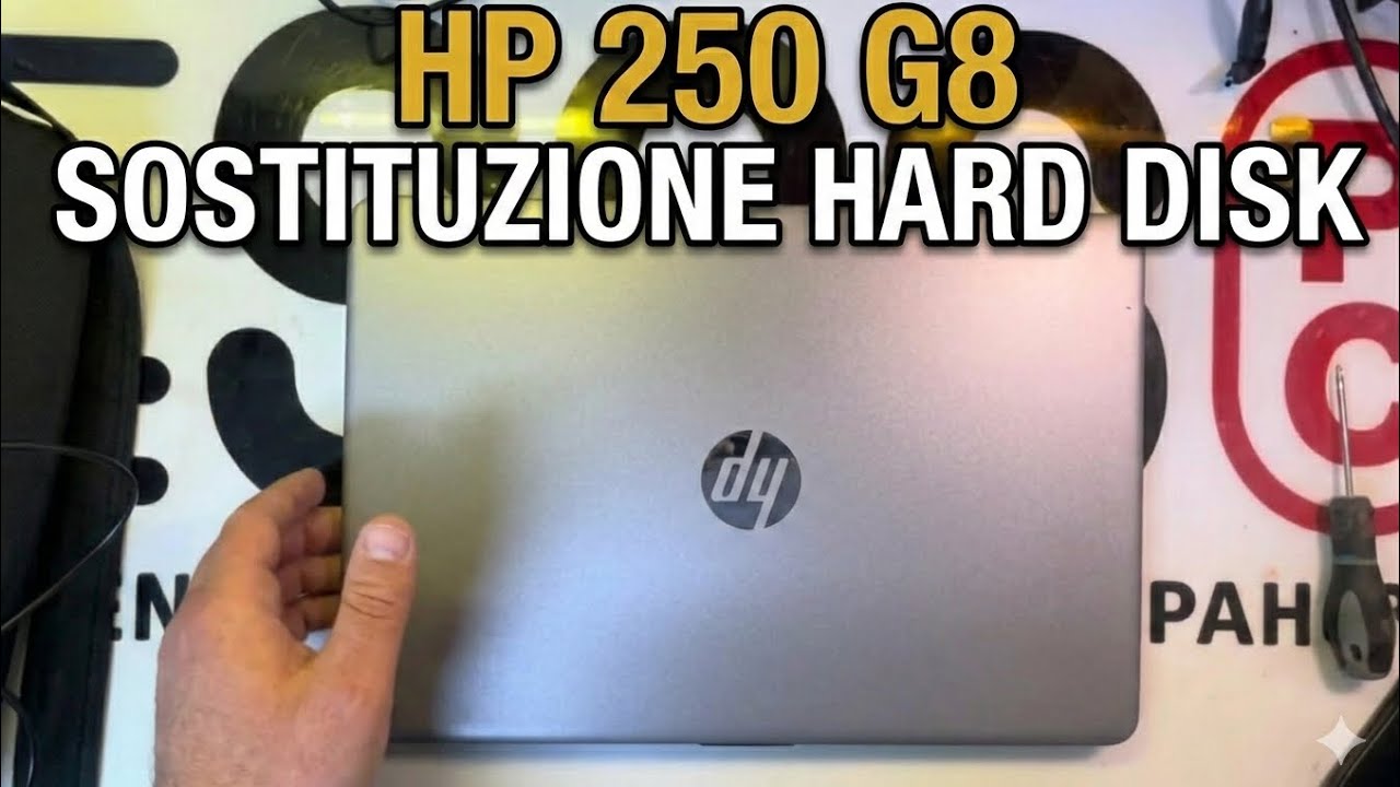 HP 250 G8: Come sostituire l'Hard Disk SSD NVMe (Guida allo smontaggio)