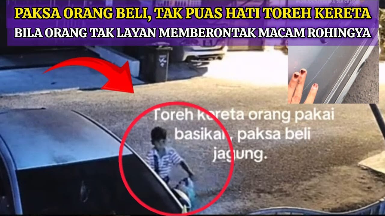 TAK BELI PUNYA PASAL, PENJUAL JAGUNG C4L4RKAN KERETA DI SUNGAI PETANI