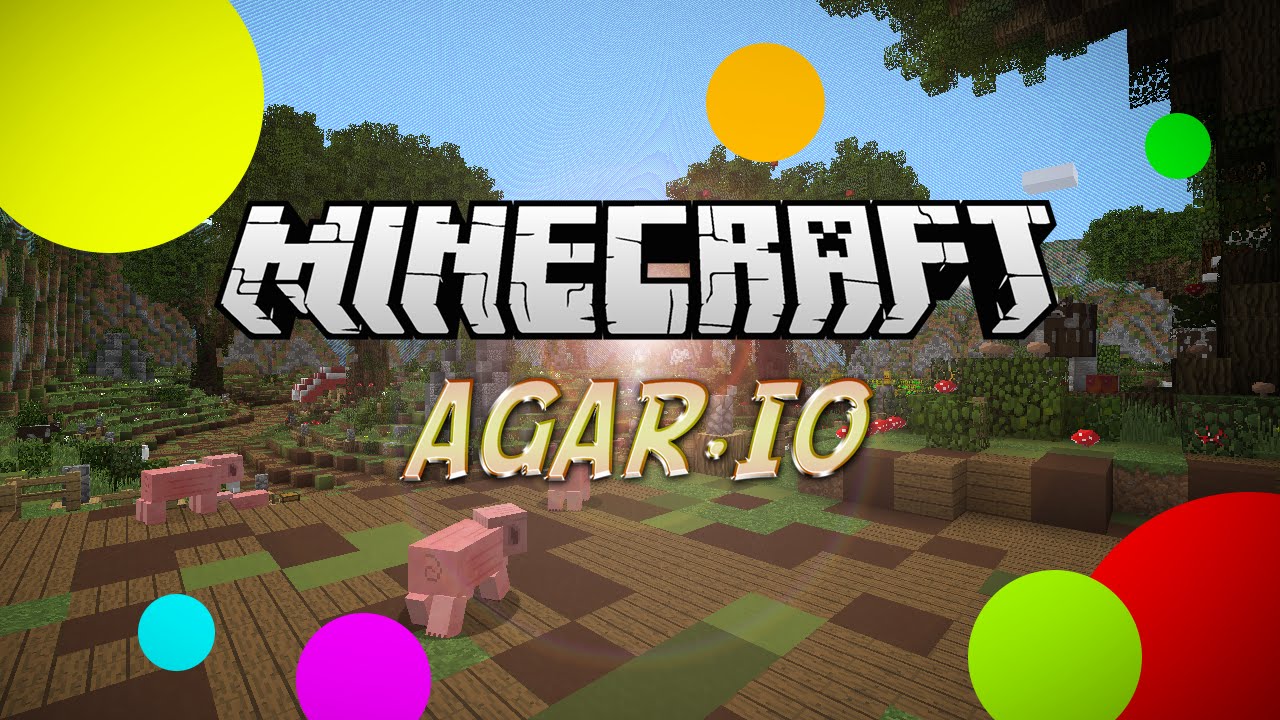 Minecraft: FUNNY MOMENTS - AGAR.IO IN MINECRAFT