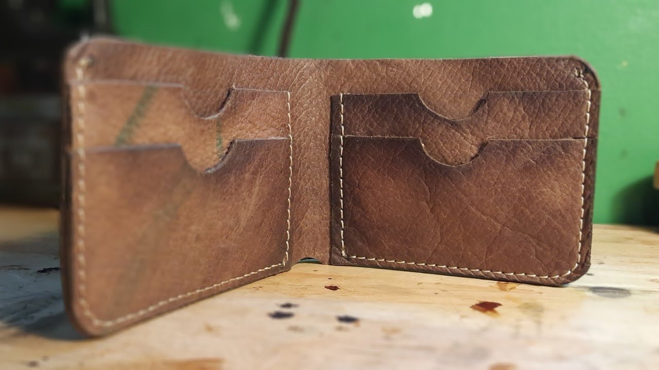 Turning an Old Leather Bag Into a Wallet.