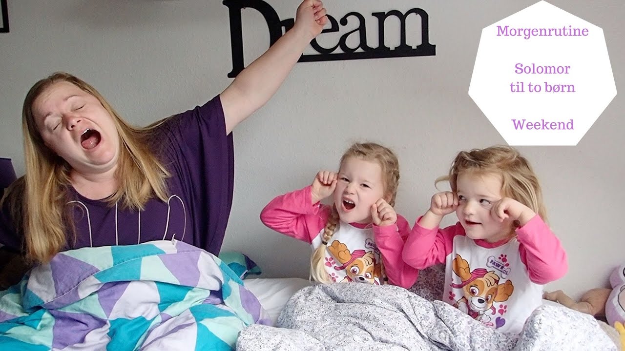MORGEN RUTINE FOR SOLOMOR MED TO B&Oslash;RN - WEEKEND STYLE
