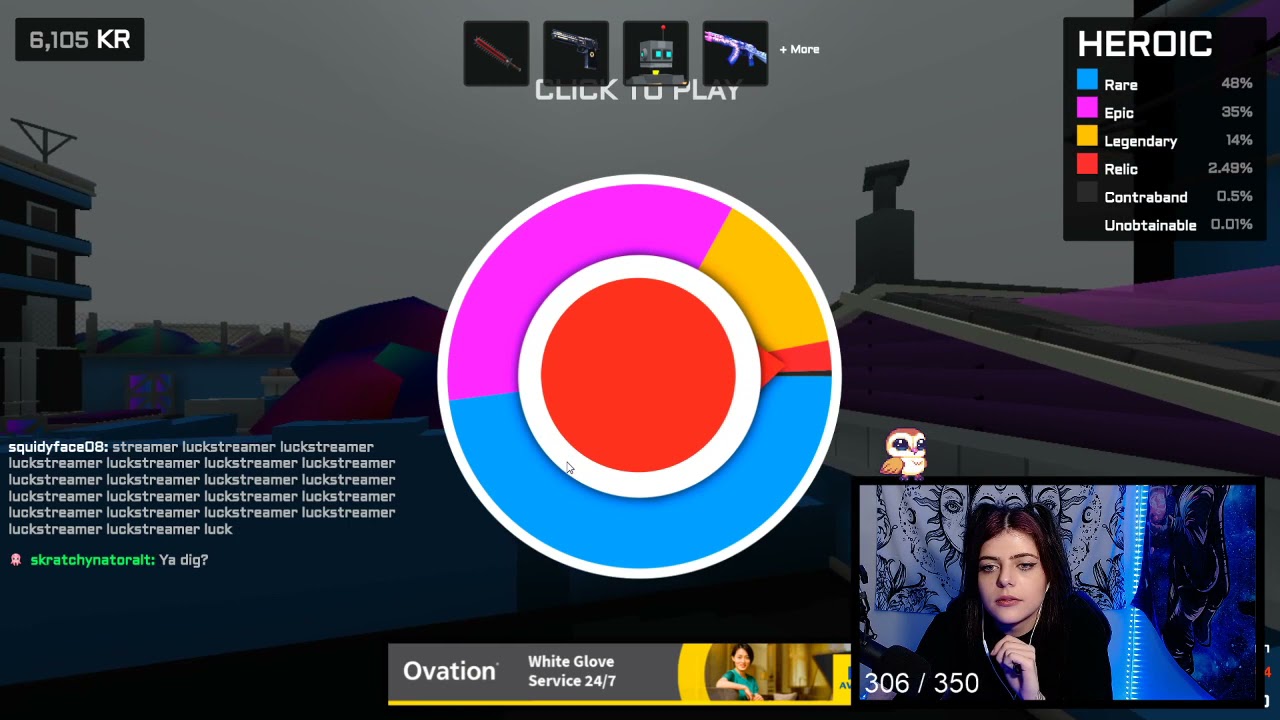 LizSwitch unboxes Unobtainable  Krunker Twitch Clips