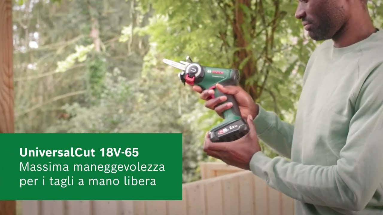 Microsega a batteria NanoBlade Bosch UniversalCut 18V-65