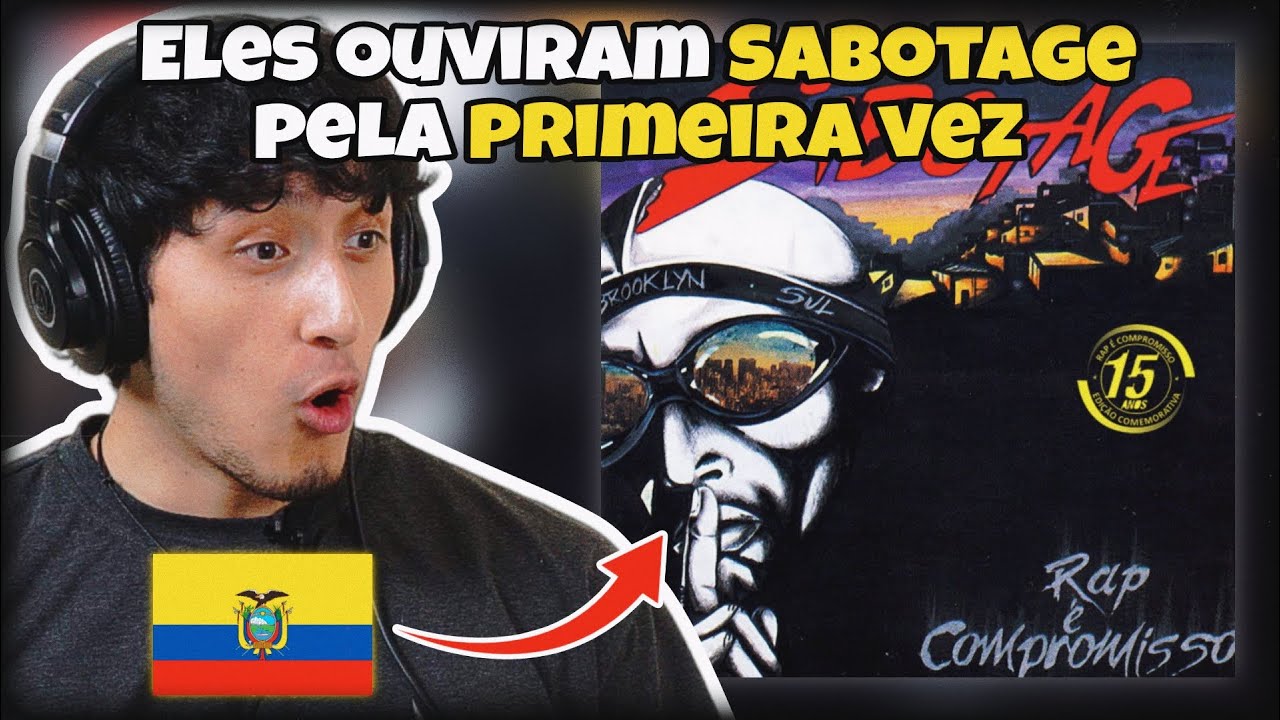 RAP &Eacute; COMPROMISSO - SABOTAGE | GRINGOS REAGEM