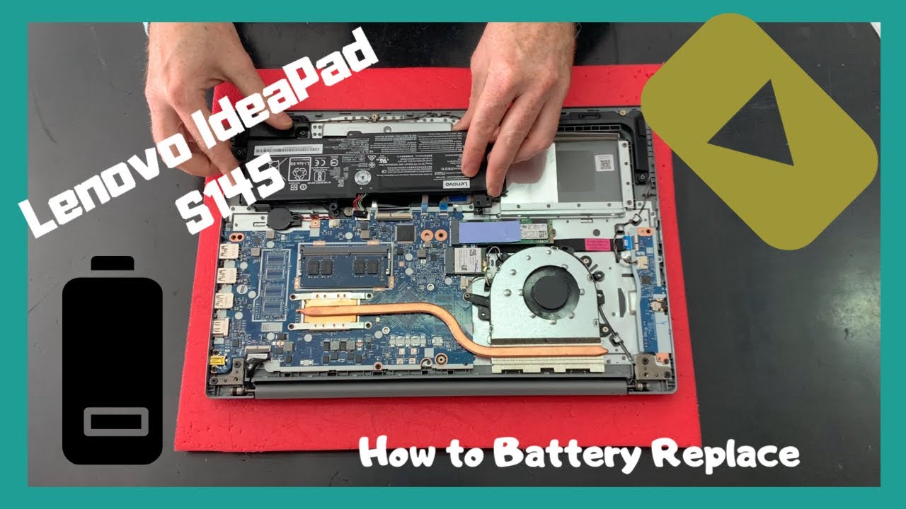 How to Battery Replace Lenovo IdeaPad S145  Disassembly