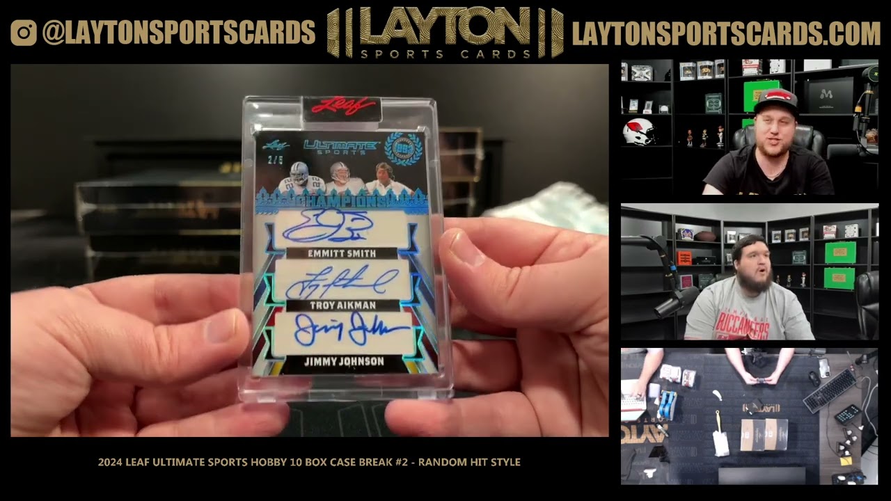 2024 Leaf Ultimate Sports Hobby 10 Box Case Break #2   RANDOM HIT STYLE