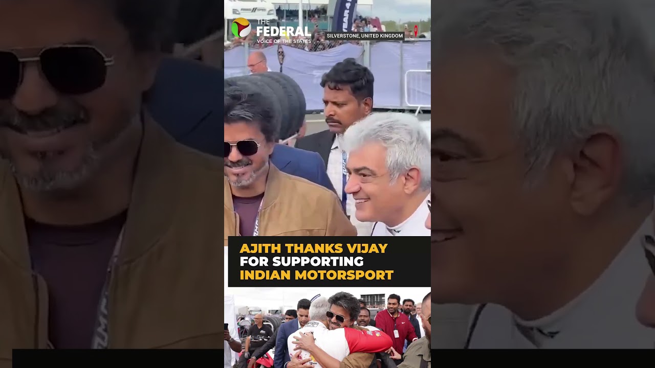Tamil Nadu CM Vijay flags off Ajith Kumar's Silverstone race in the UK today