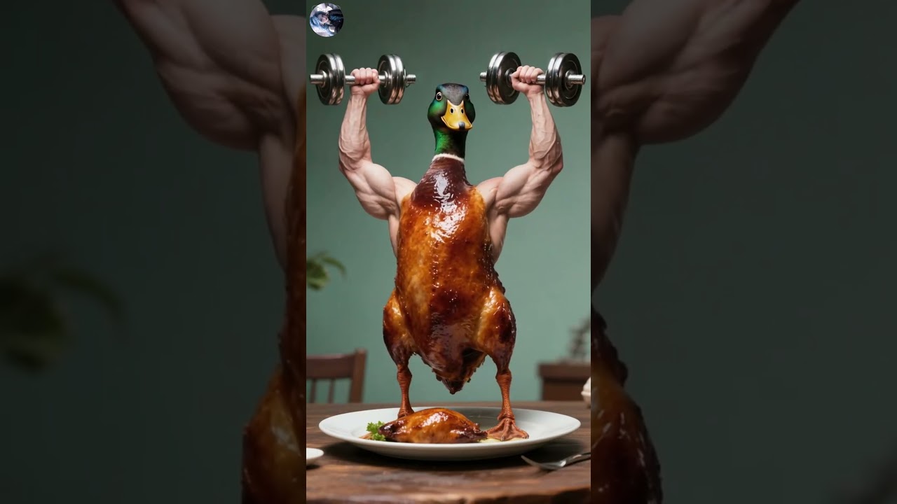 Only when you are strong enough can you fly farther&mdash;the self-disciplined duck#tiktok #douyin #duck