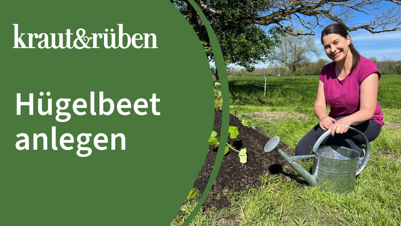 Hügelbeet anlegen und bepflanzen: So geht's!
