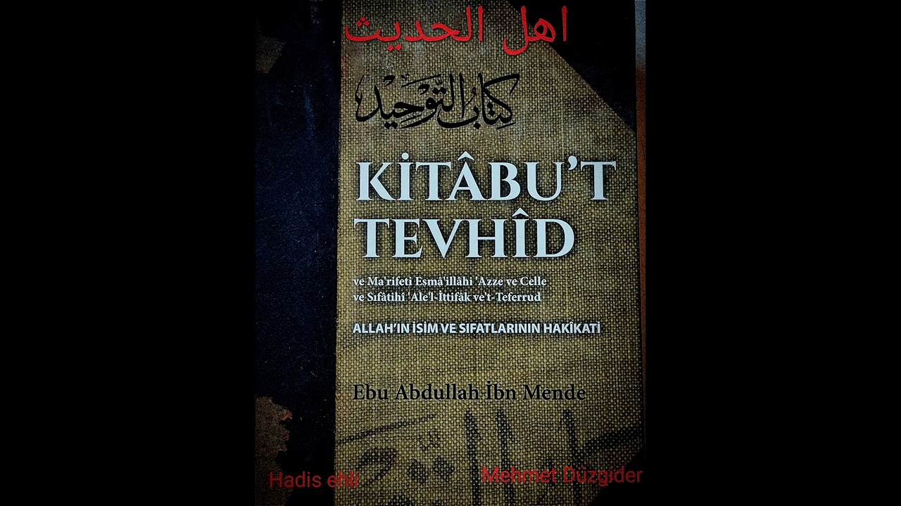KİTÂB U ETVHİD İBN MENDE 15