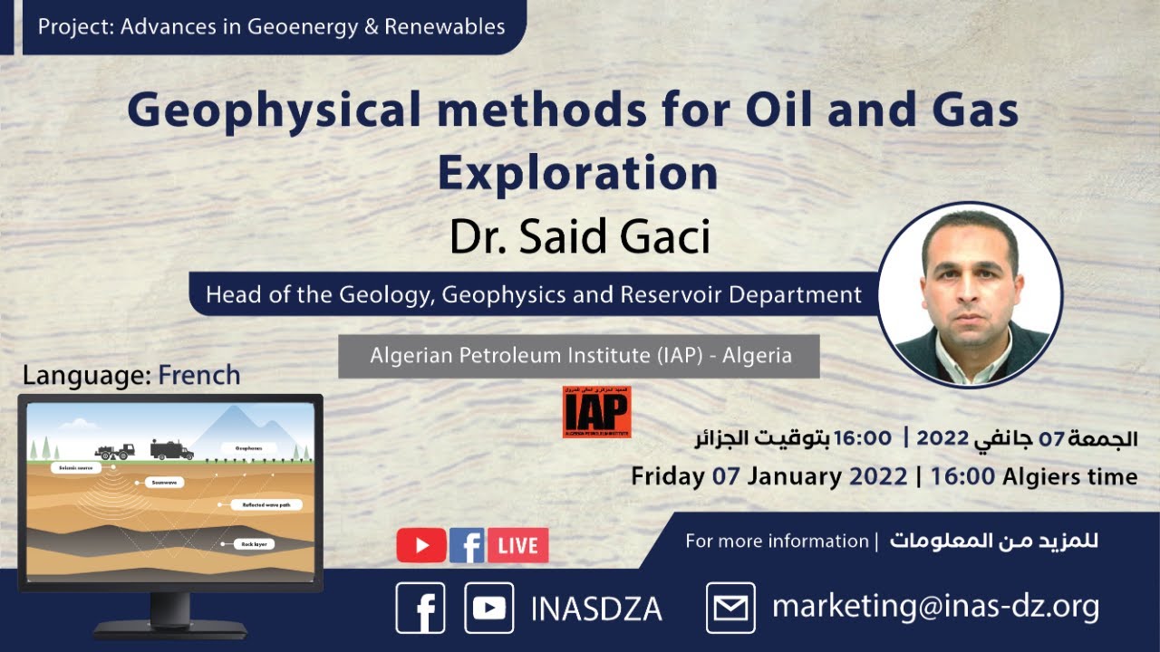 Geophysical methods for Oil and Gas  Exploration