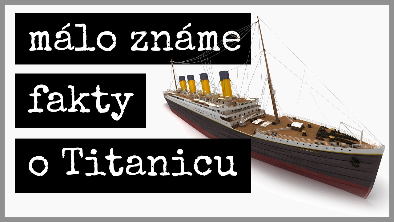 TOP5️⃣ MÁLO ZNÁMYCH FAKTOV O TITANICU ⚓