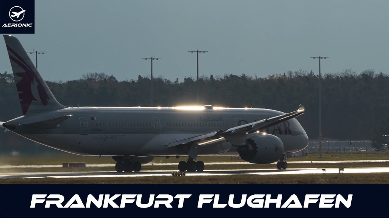 ✈️ Qatar Airways 787-9 Dreamliner Departure to Doha | Frankfurt Airport Runway 18 | 20.11.25