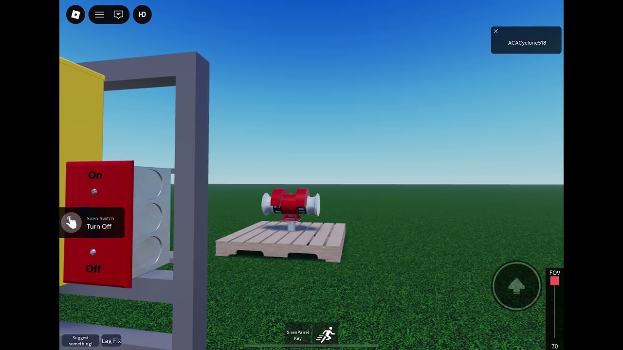 Sterling M10 blast in Roblox