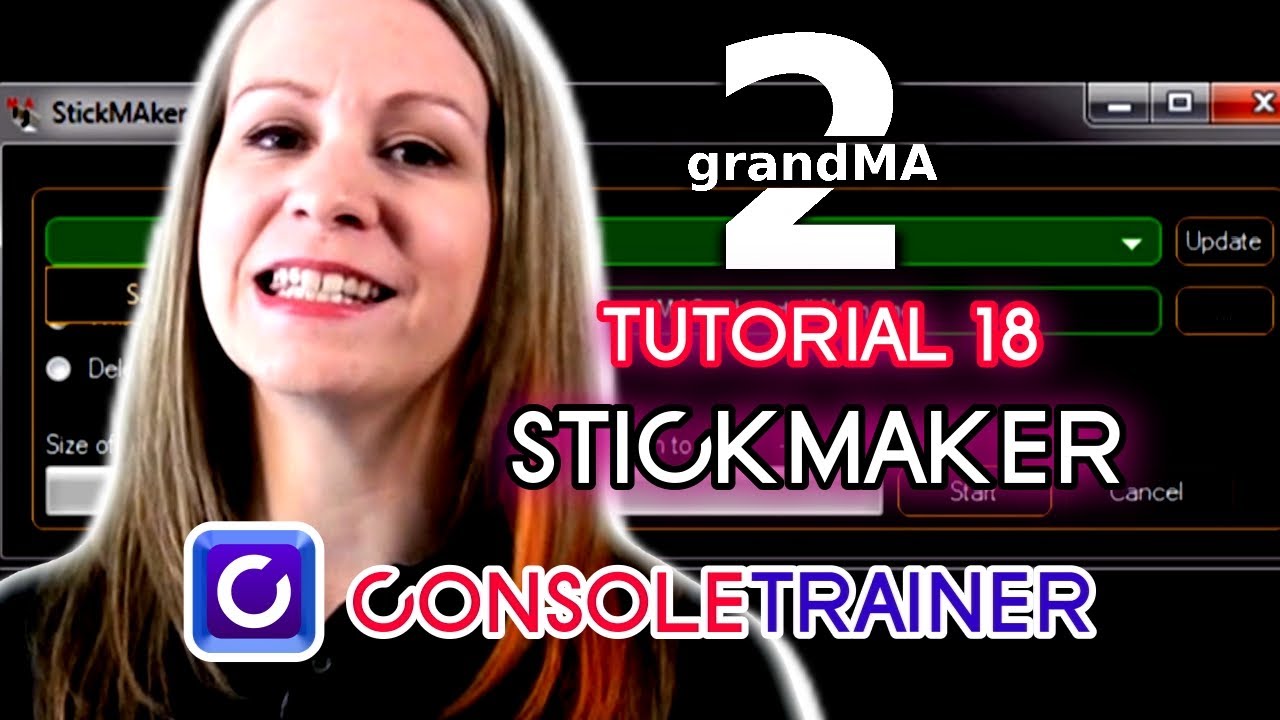 grandMA2 Учебник 18: StickMAker