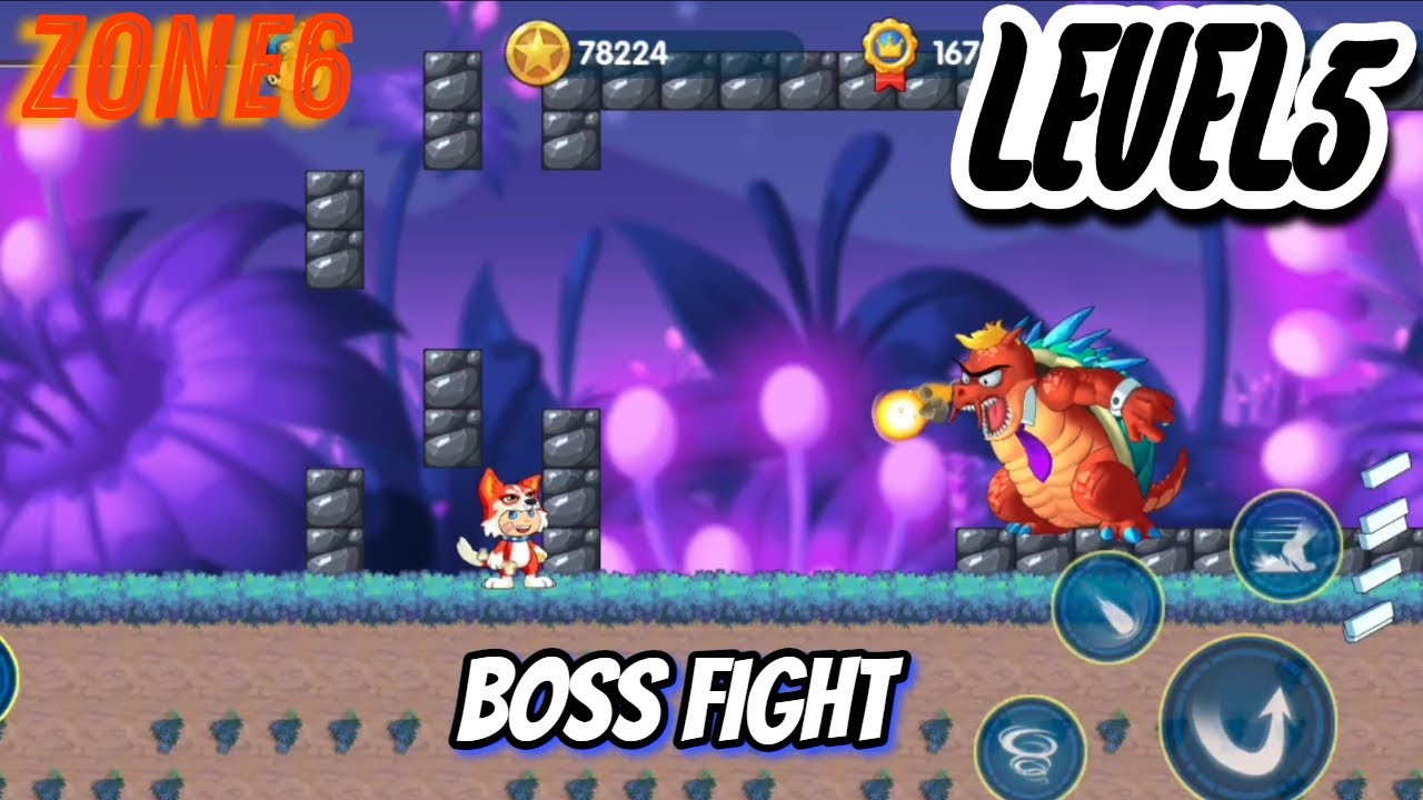 Super Machino: adventure game  | Zone 6 Level 5 | Boss Fight