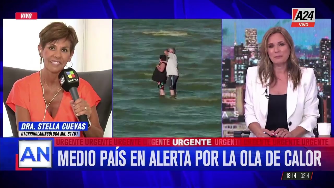 🚨MEDIO PAÍS EN ALERTA POR LA OLA DE CALOR: RECOMENDACIONES