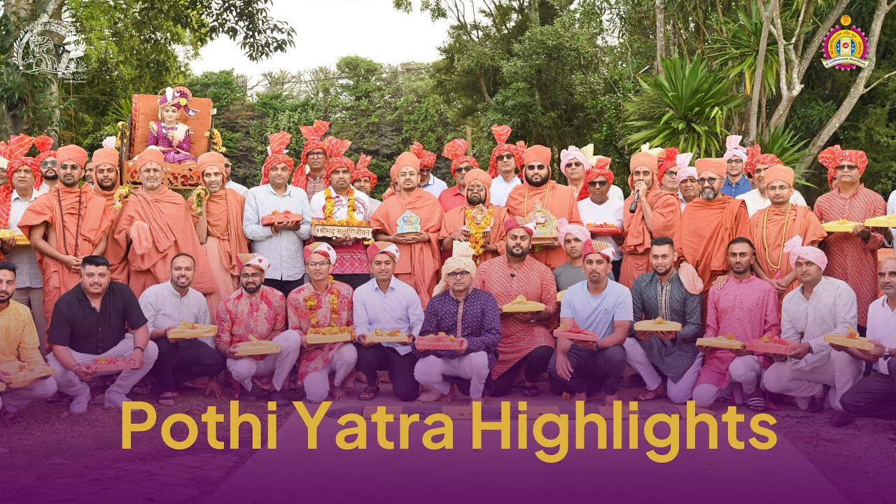 Pothi Yatra Highlights | Murti Pratishtha Mahotsav | SSMB Auckland @bhujmandir