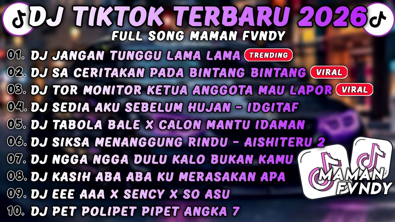 DJ TIK TOK TERBARU 2026🎵DJ JANGAN TUNGGU LAMA LAMA🎵DJ JAUH KO PERGI - SA CERITAKAN PADA BINTANG²🎵